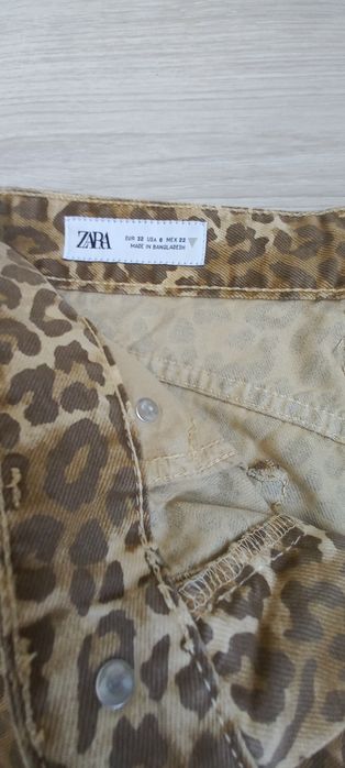 Штани  Zara леопард