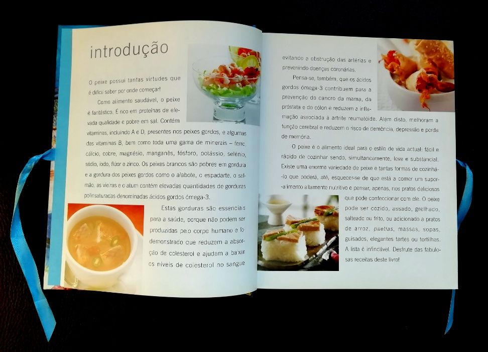 Livro de receitas de peixe e marisco de todo mundo