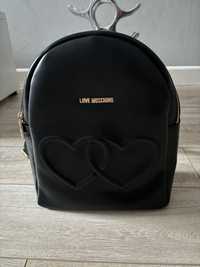 Czarny plecak Love Moschino