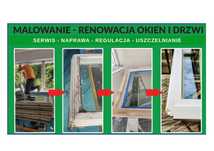 Profesjonalne malowanie, renowacja okien drzwi, serwis, naprawa