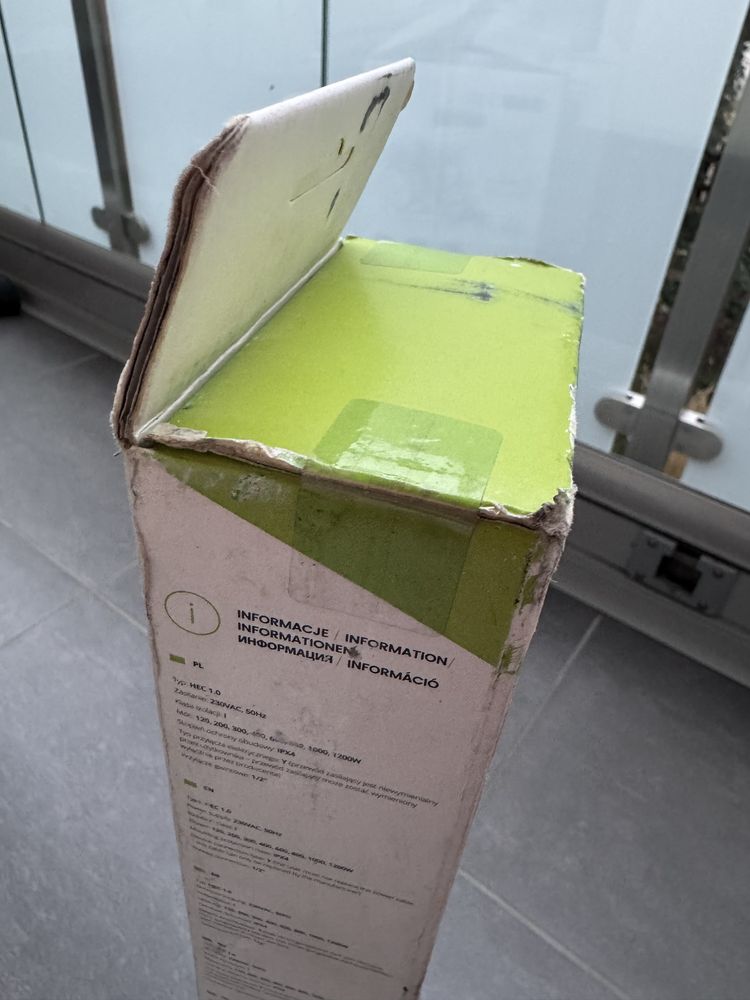 Grzałka elektryczna 300W biała Schlosser