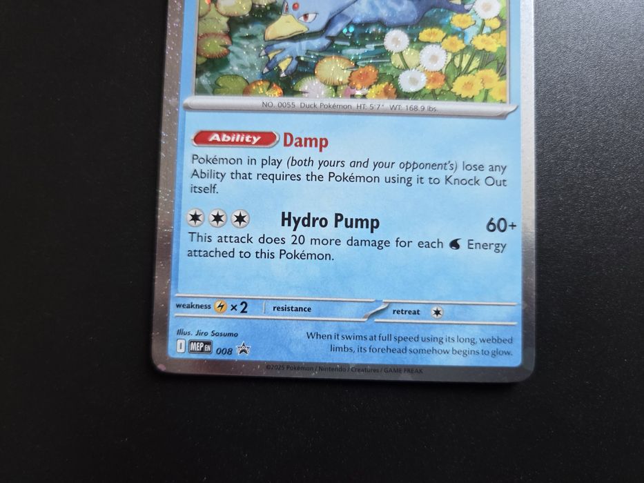 Pokemon Mega Evolution Promos MEP 008 Golduck