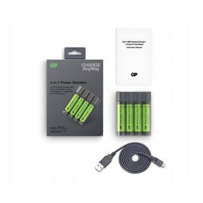 Ładowarka X411 Gp + 4Xaa 2600Mah Funkcja Powerbank