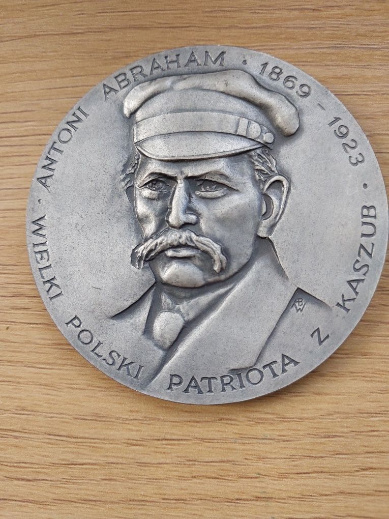 Antoni Abraham medal okolicznościowy.