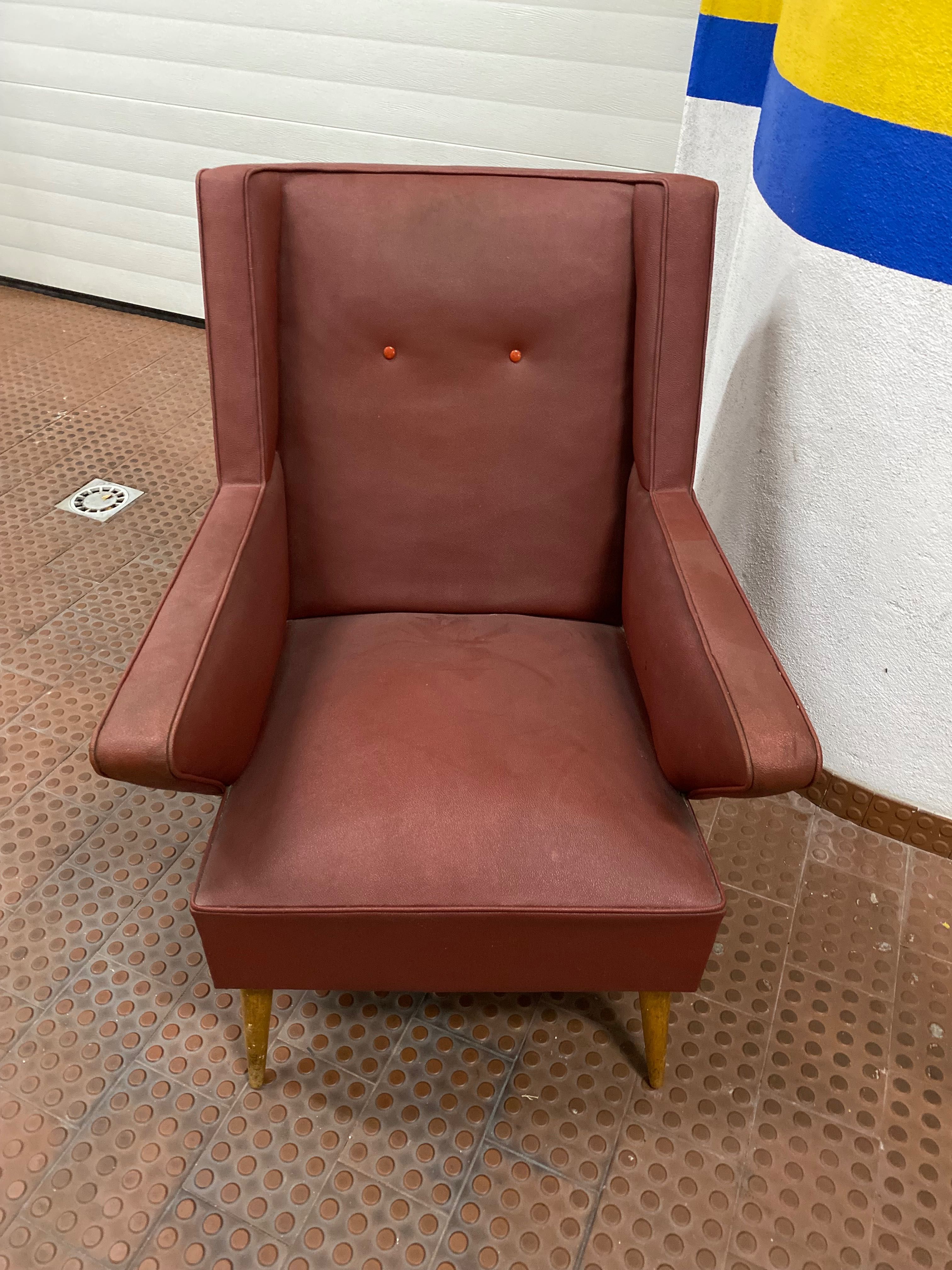 Cadeirão Bauhaus Design Anos 30 Alemanha Vintage