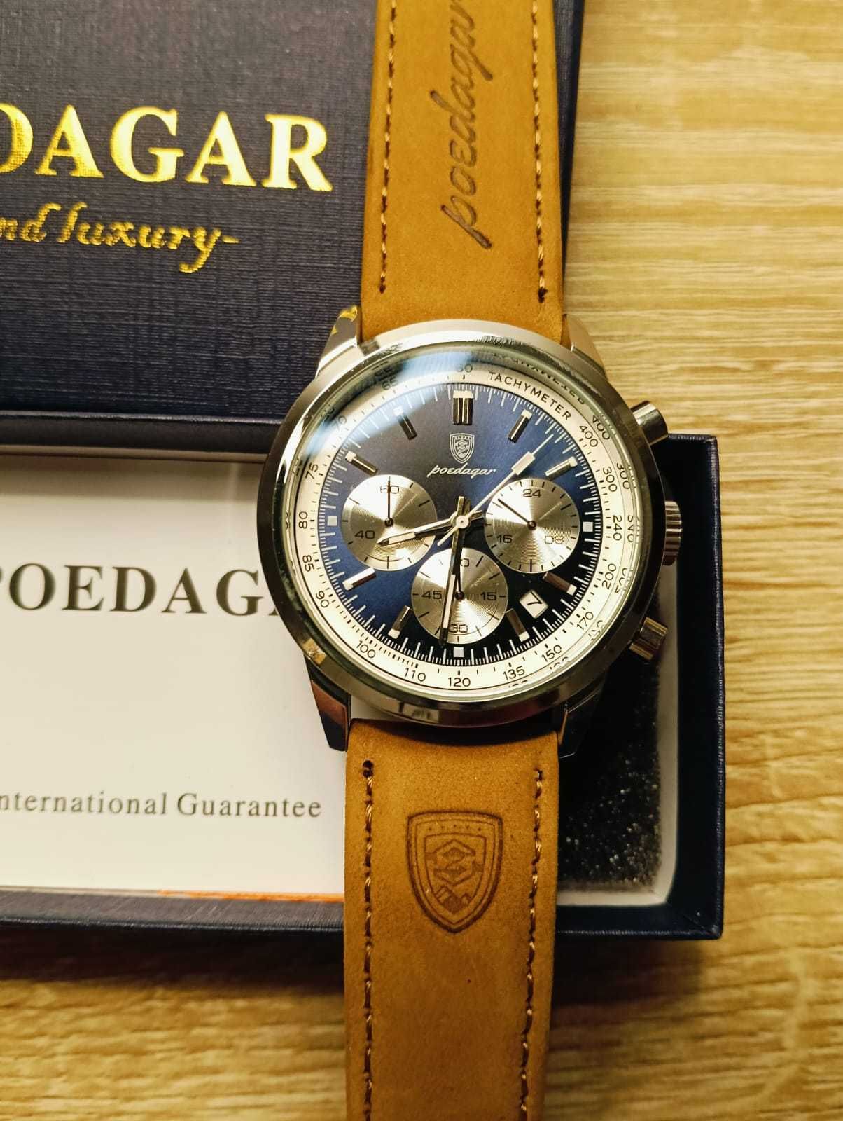 Relógio Poedagar Chronograph ref: P921 Novo