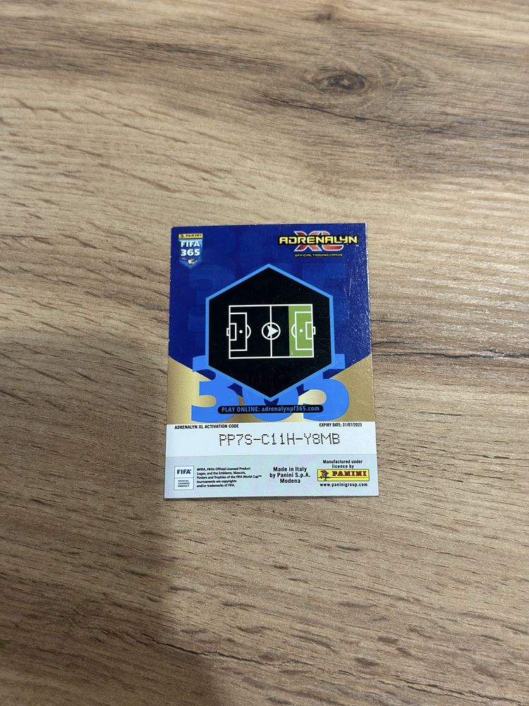 Karta kolekcjonerska Panini Karim Benzema