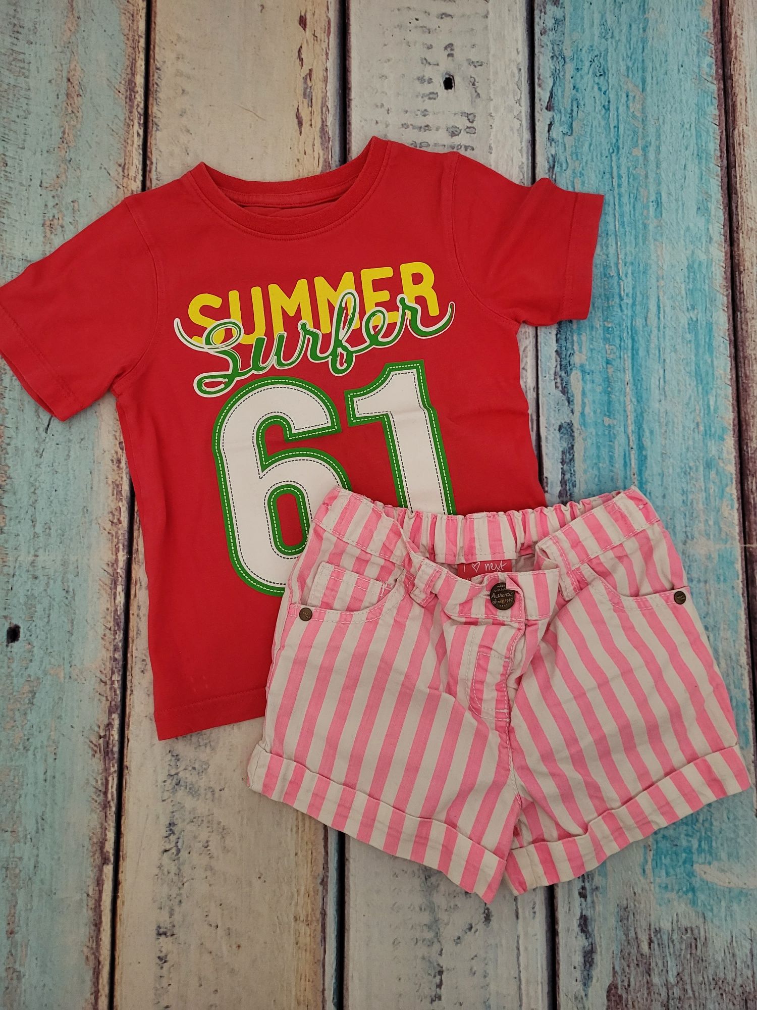 Zestaw dla dziewczynki 4-5lat 6 szt. H&M mothercare next r. 110/116