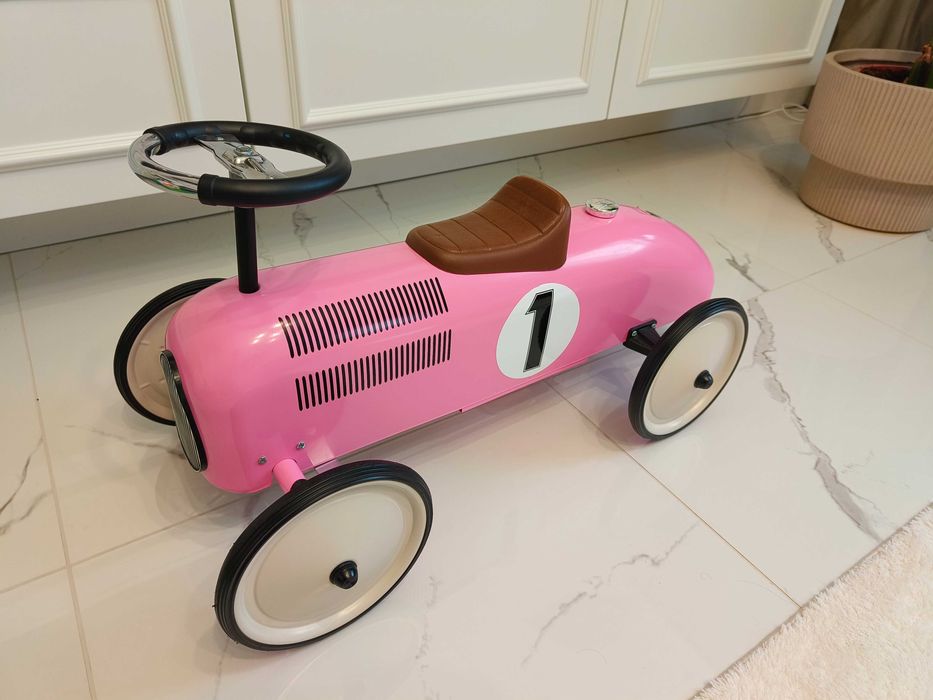 Jeździk samochodzik biegowy wyścigówka dla dziewczynki dzieci