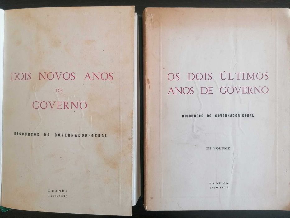 Os dois últimos anos de Governo//Miranda Rebocho Vaz (autografado)