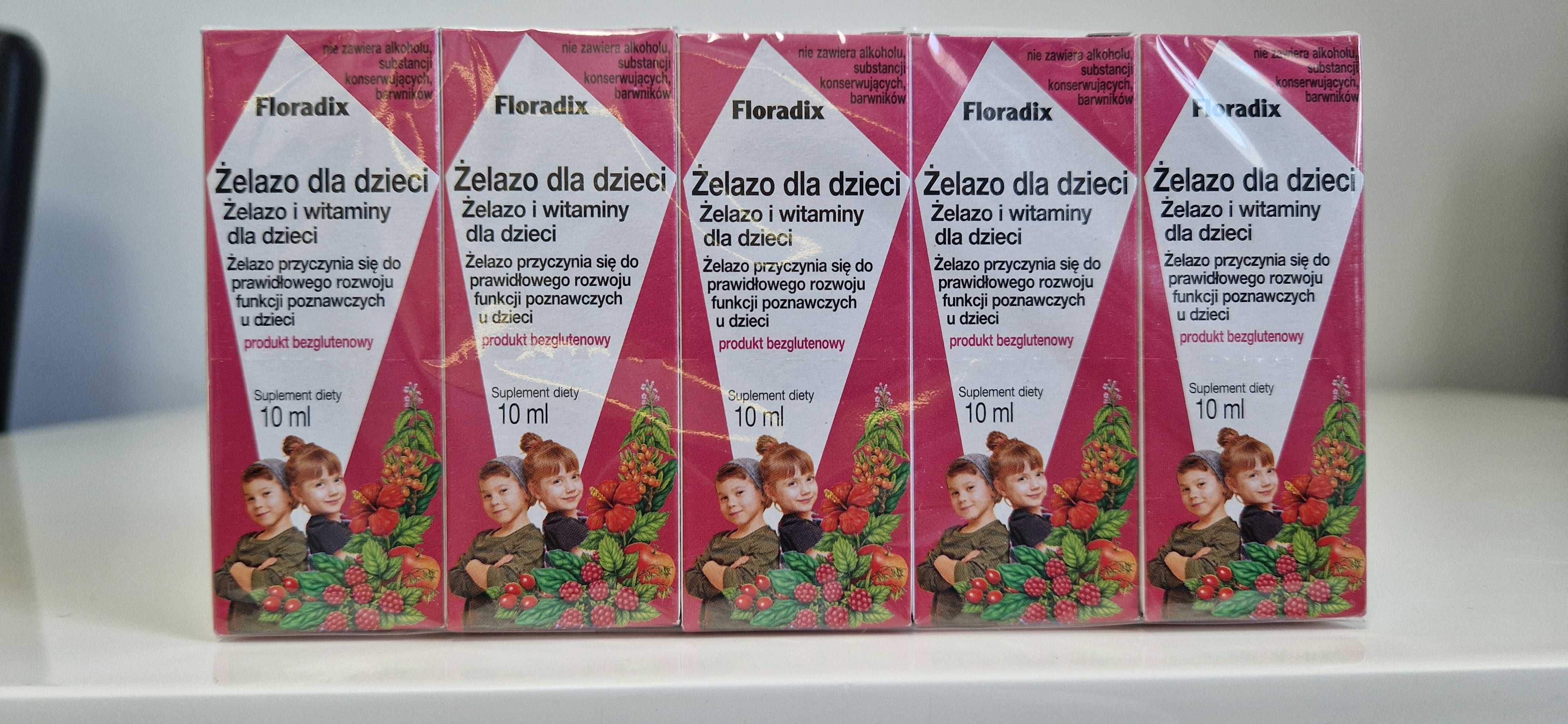 Floradix Żelazo dla dzieci 10 ml x 10 (1 pakiet - 100 ml)