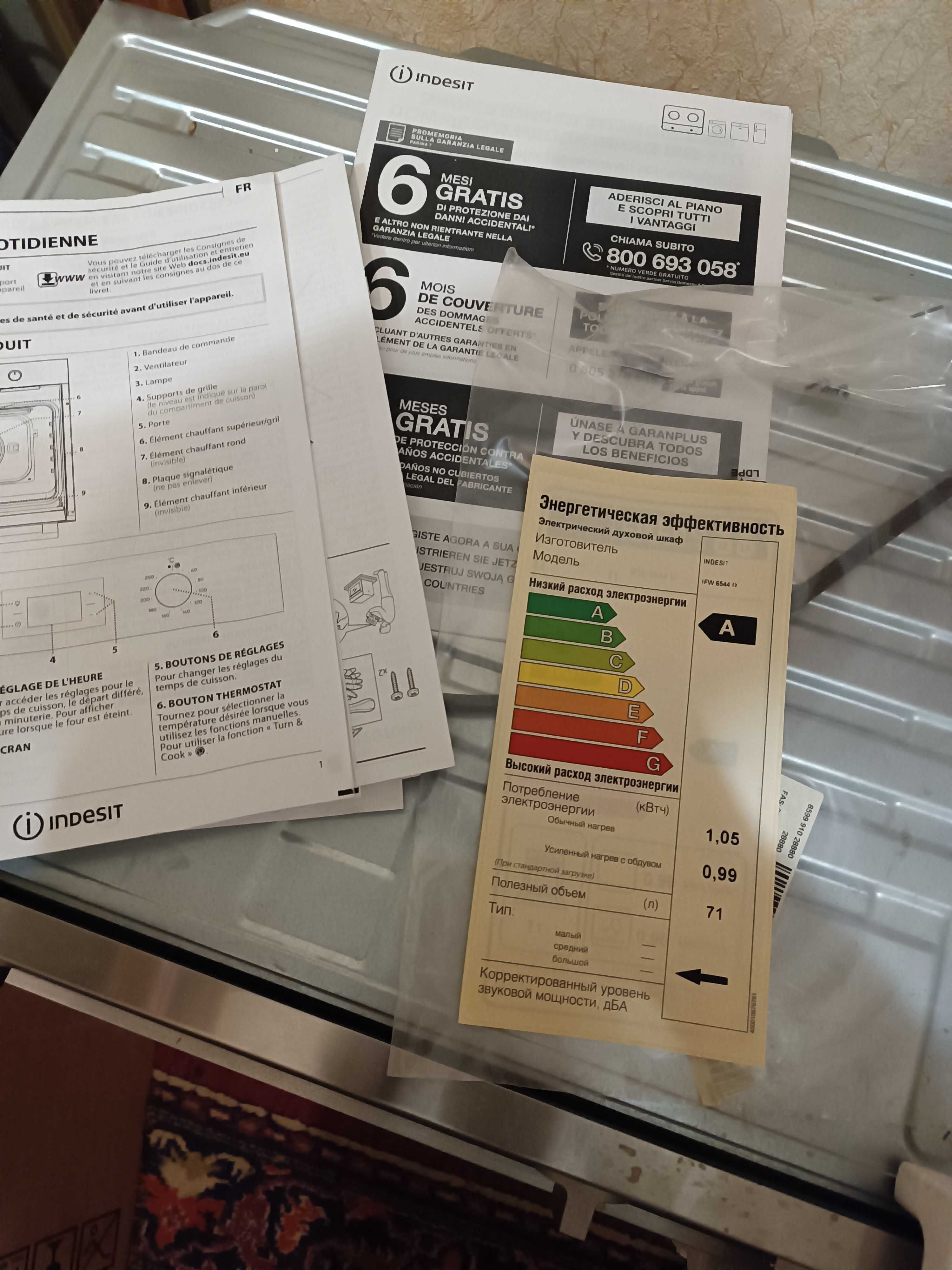 Духова шафа indesit ifw6544 ix