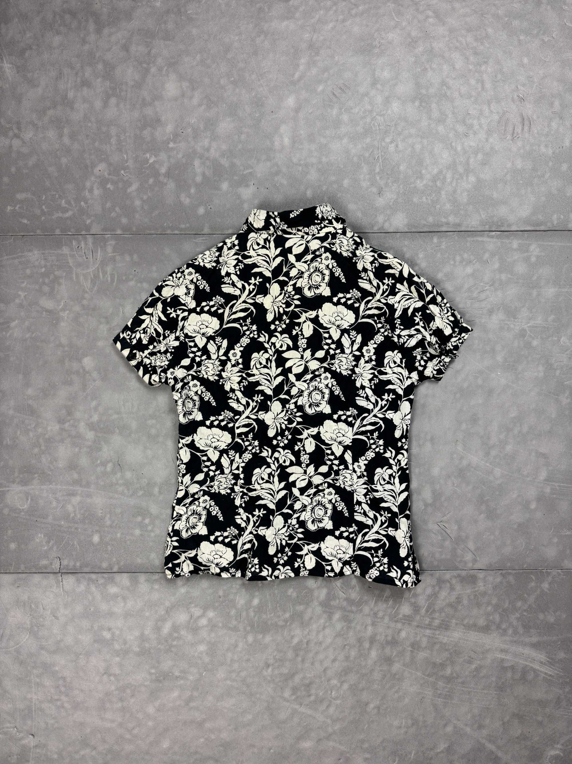 Koszula hawajska w kwiatki retro (S/M) 90s 80s y2k
