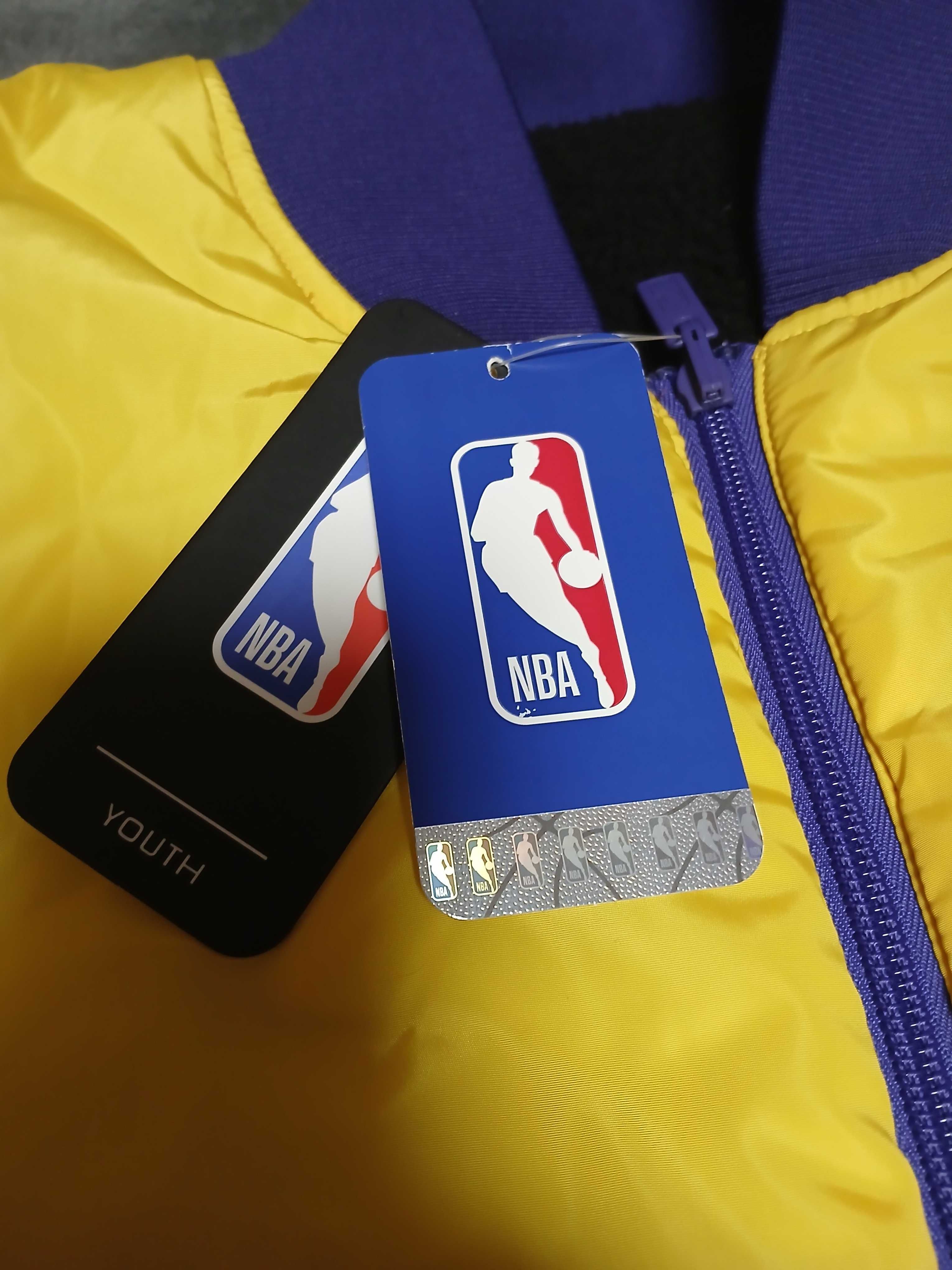 Куртка Lakers NBA двохстороння мегакрута оригінал з США