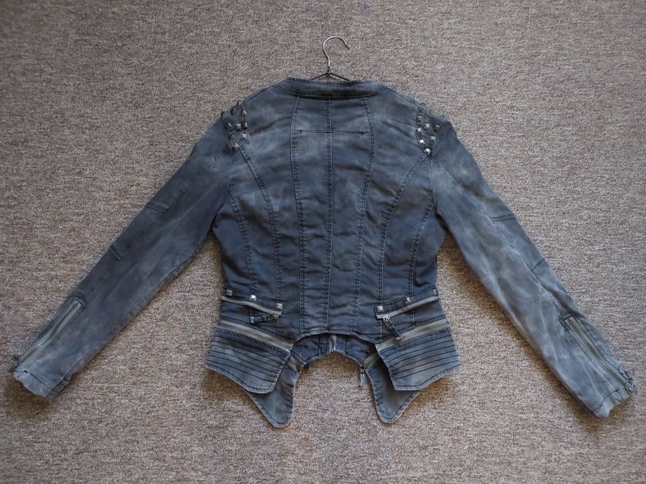 Фірмова джинсова куртка, жакет в стилі Balmain