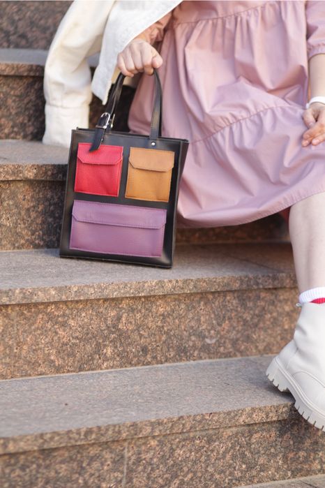 Шкіряна сумка ручної роботи