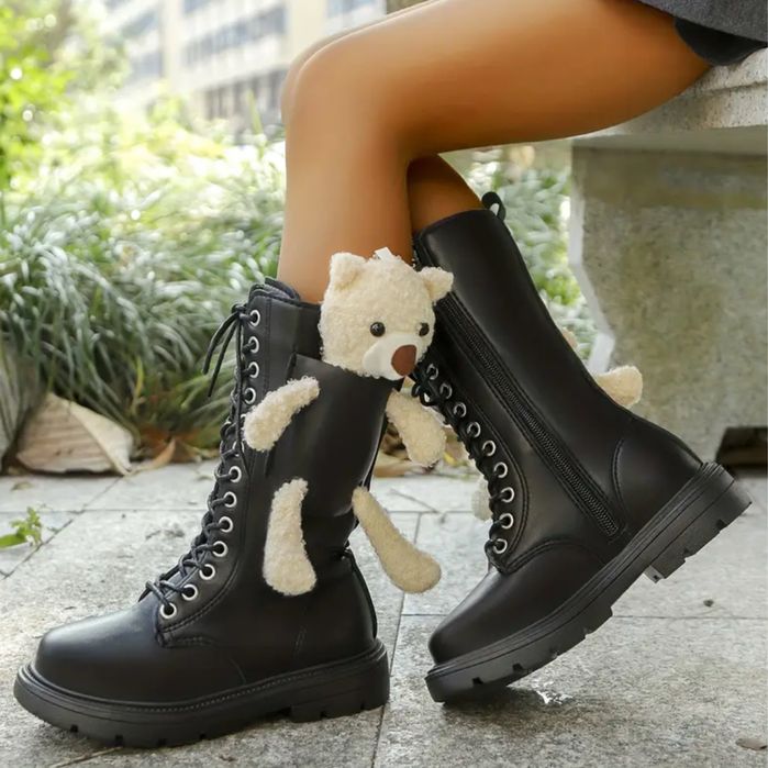 Nowe wysokie kozaki buty z misiem 30 hit