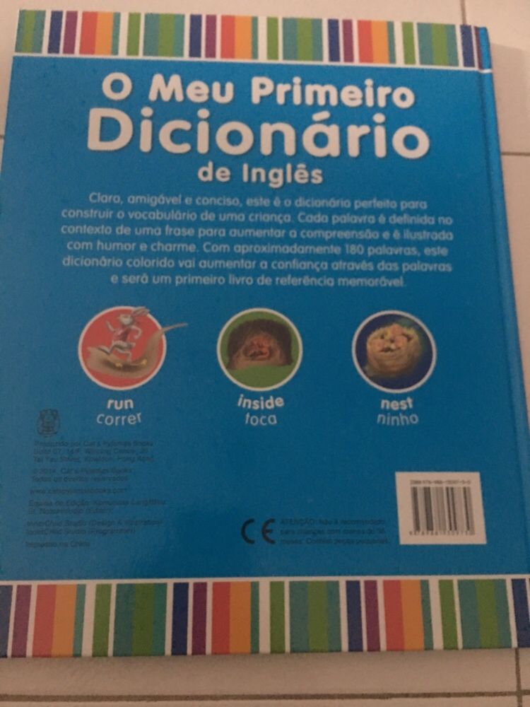 O meu primeiro dicionário de inglês