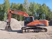 Doosan DX255LC  Koparka gąsienicowa Dosan DX255LC, centralne smarowanie, dwie łyżki