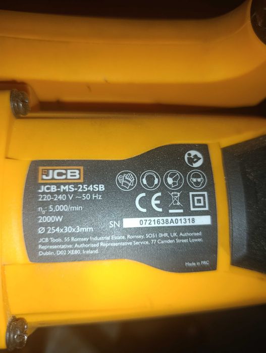 Piła ukośnica jcb