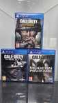 Pack 3X Call of Duty Ghosts WWII Modern Warfare