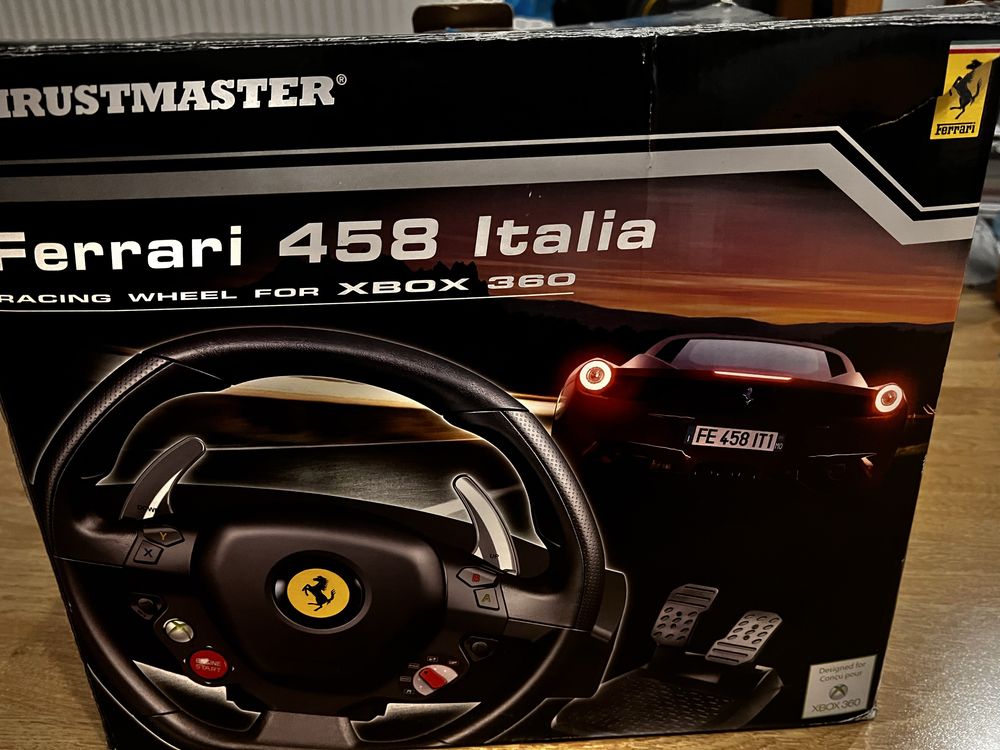 Kierownica Thrustmaster Ferrari 458 Italia+pedały