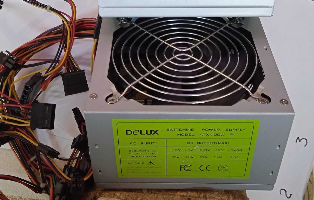 Блок питания АТХ, после ремонта и обслуживания.