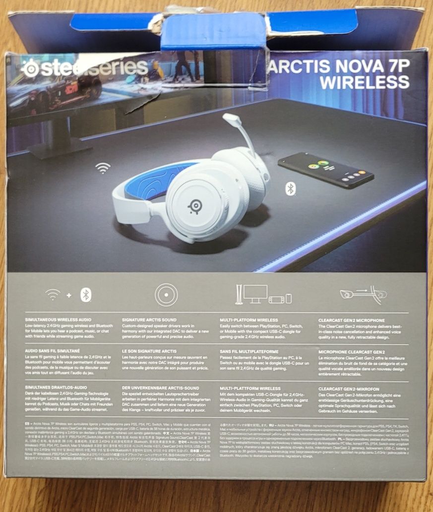 Słuchawki Steelseries Arctis Nova 7P Wireless