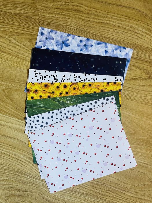 Zestaw papierów kolorowych