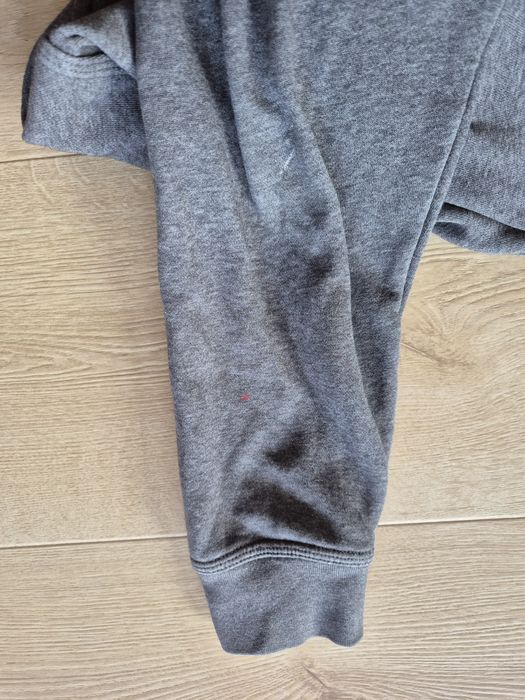 Bluza męska NIKE rozm L szara z kapturem rozpinana bdb grubsza ciepła