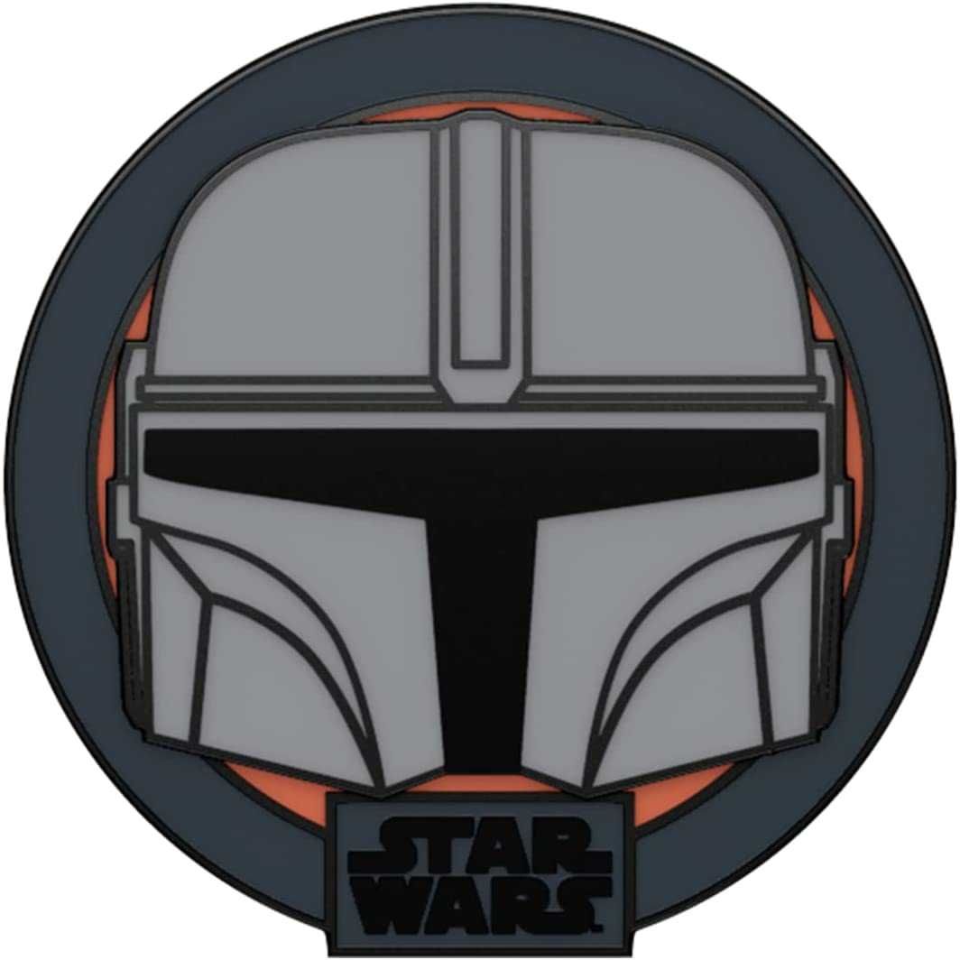 Star Wars - 402 - Mandalorian Flying Grogu Chrome Amazon Ed. Funko Pop