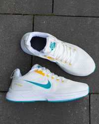 Чоловічі кросівки Nike Zoom White Blue Yellow мужские кроссовки