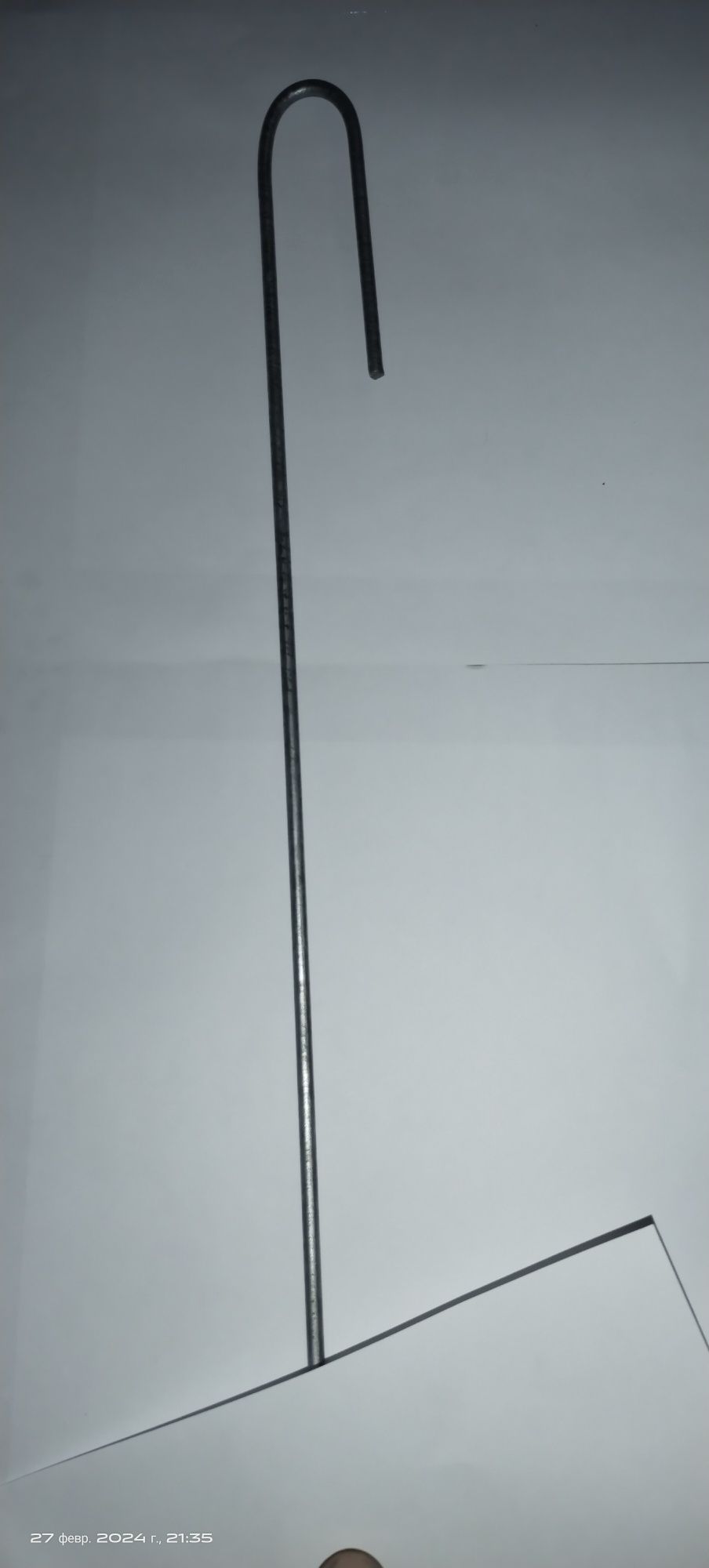 Крючок анкер спица для георешотки 400 мм оцинкованный.для крепежа