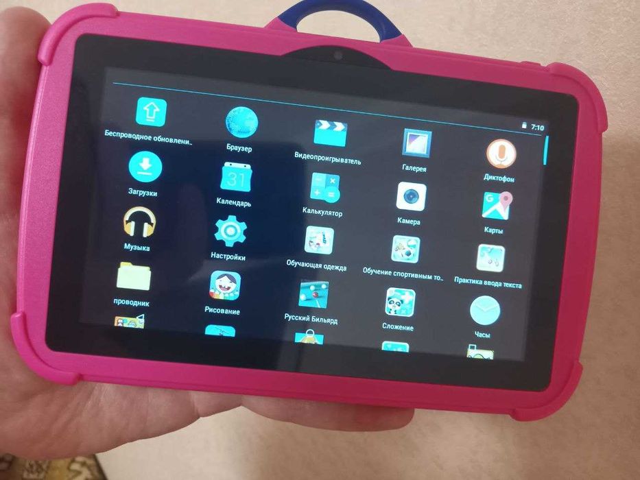Детский планшет Q Kids Tablets 4ГБ + 64ГБ + Чехол с подставкой