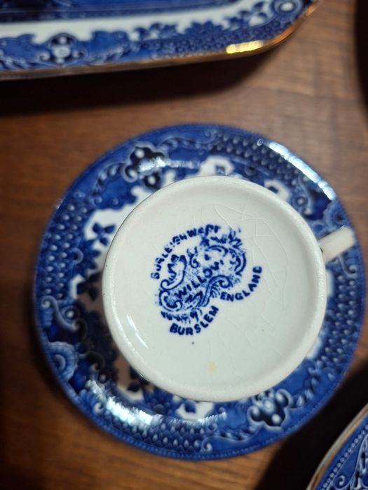 Conjunto de jantar Burleigh Willow Burslem, England