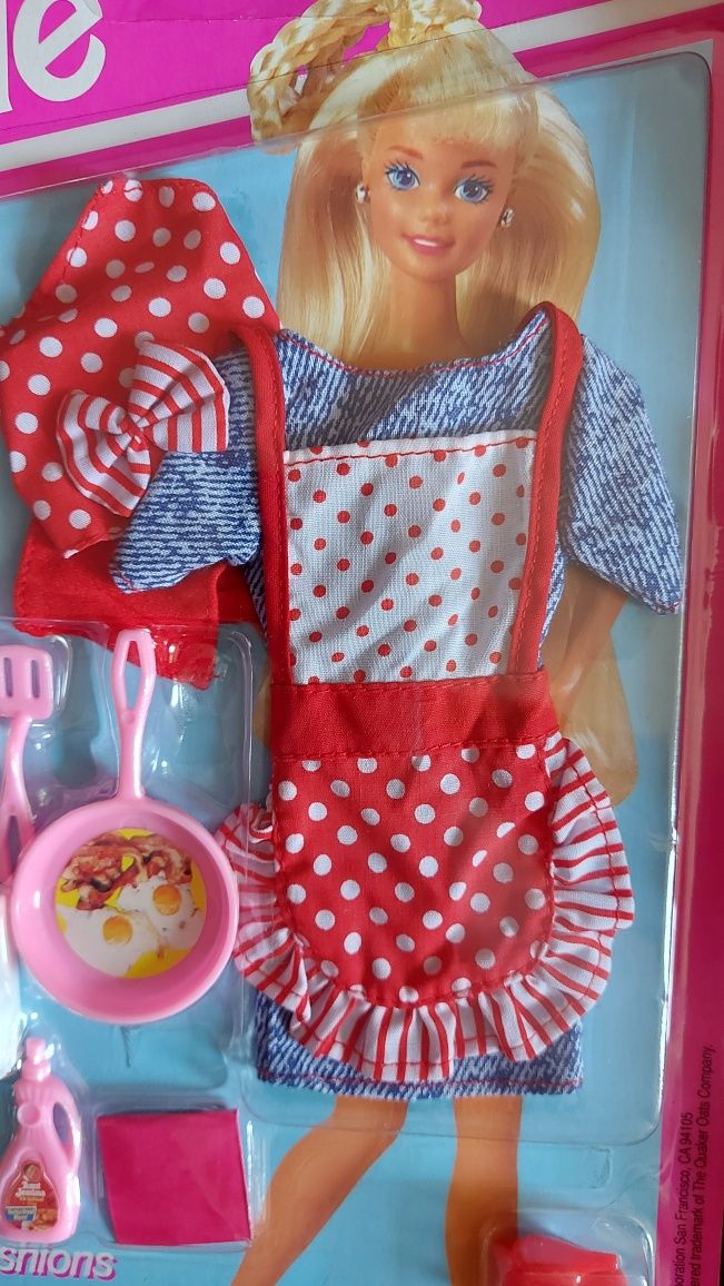 Zestaw set barbie fun to play akcesoria  nrfb vintage