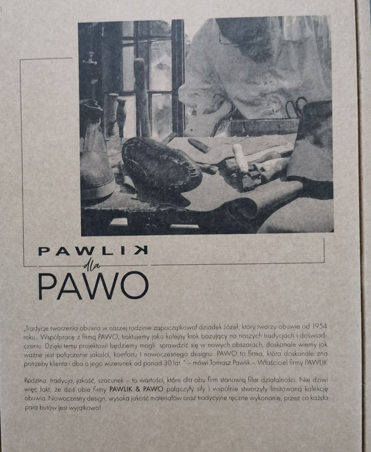 Brązowe buty męskie PAWO model P-70 rozm. 41, skóra naturalna