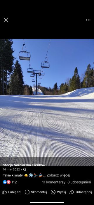 Apartament przy stoku Cieńków, 2,6-8os Wisla 12-14.12 wolny