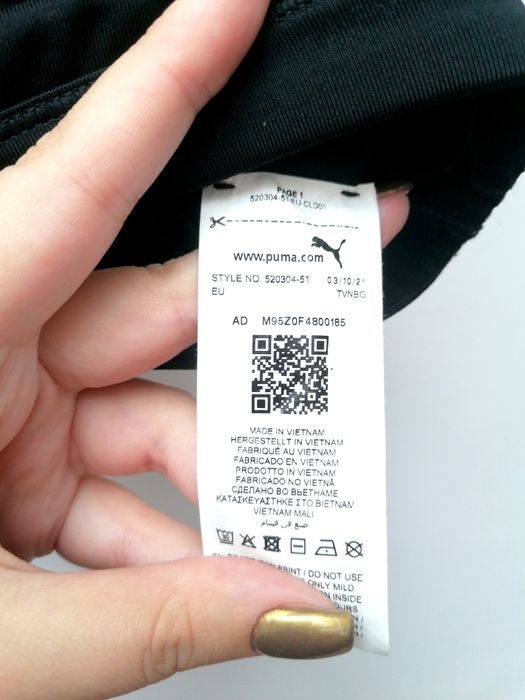 Sutiã Desportivo Preto da Puma