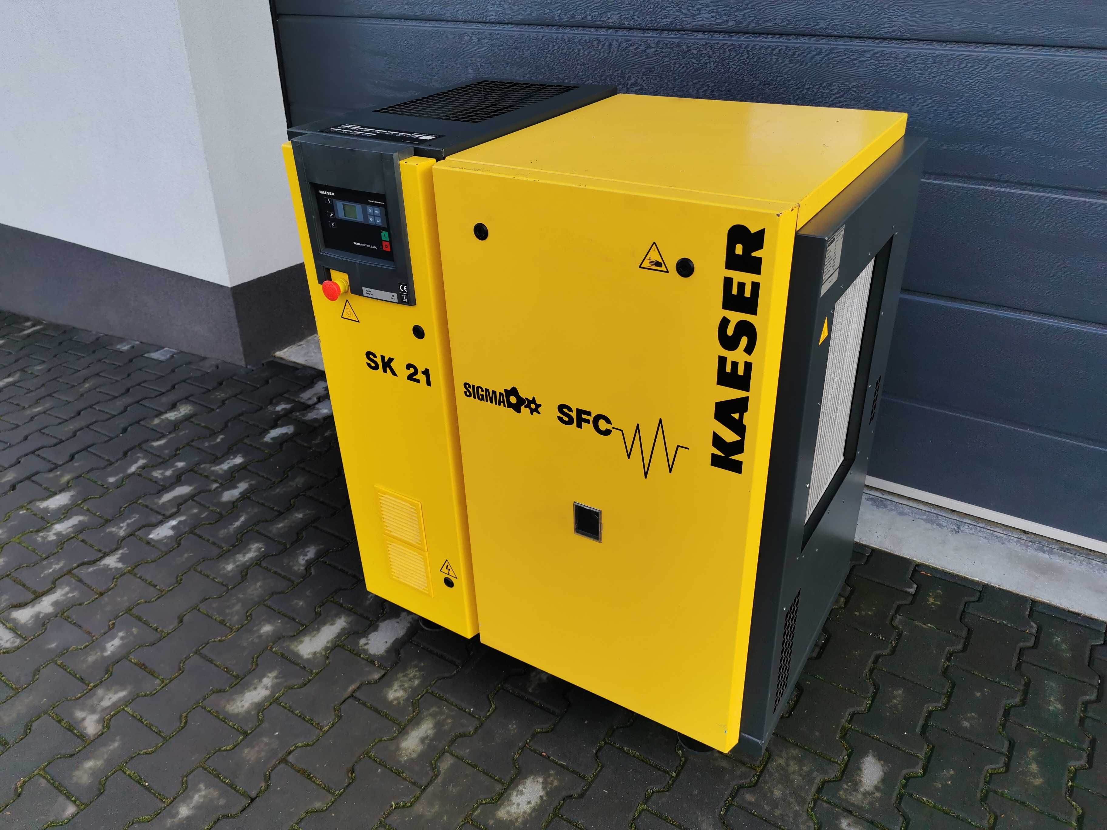 KAESER 11kw +FALOWNIK sprężarka śrubowa 1800l/min kompresor 11bar