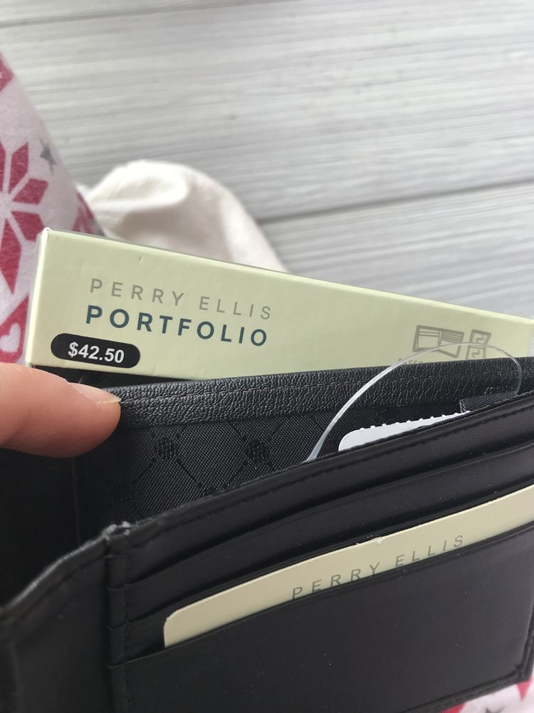 Perry Ellis шкіряний гаманець портмоне кошильок