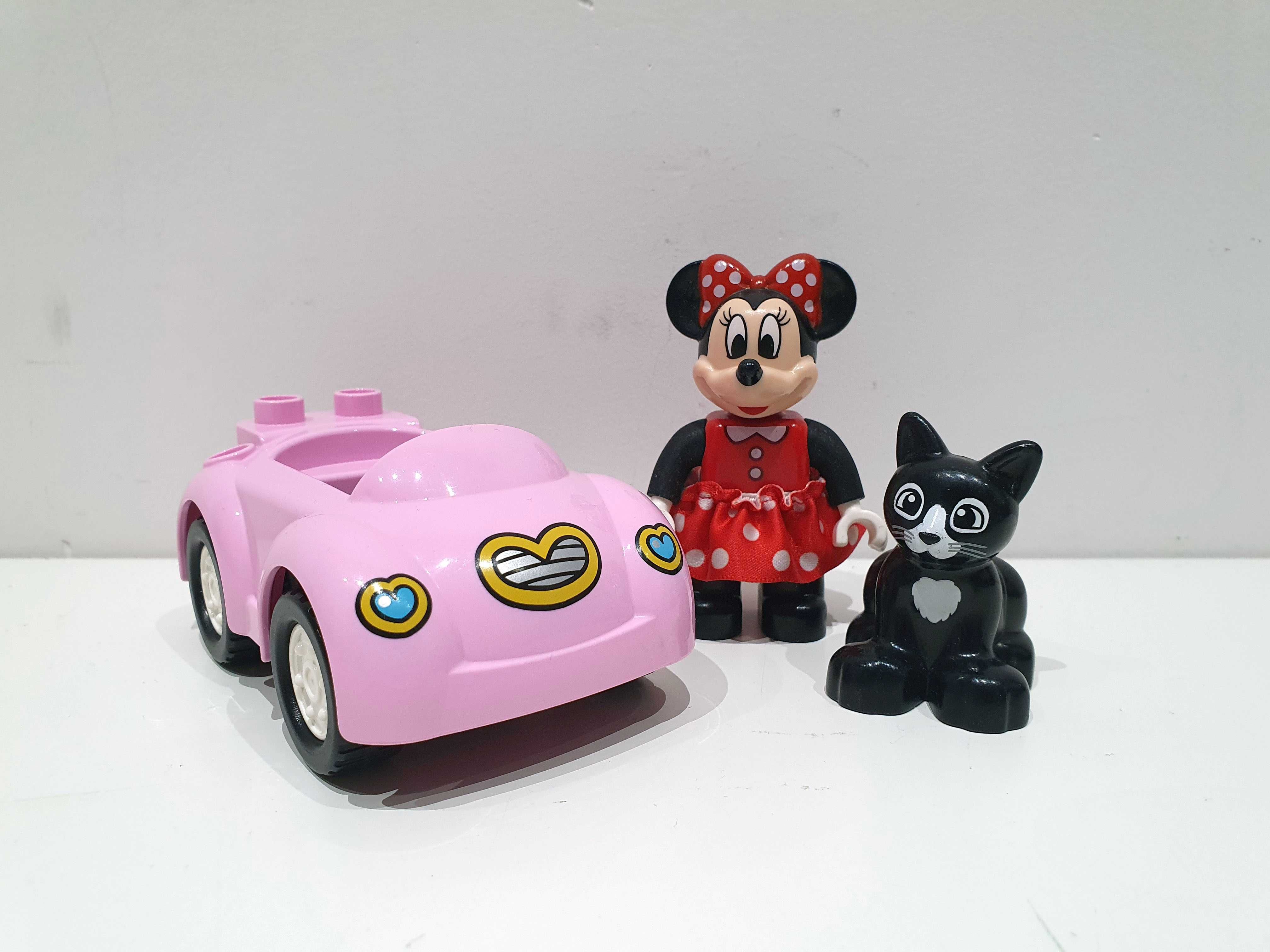 Lego DUPLO 10881 Myszka Minnie 10873 samochód kot Figaro klocki