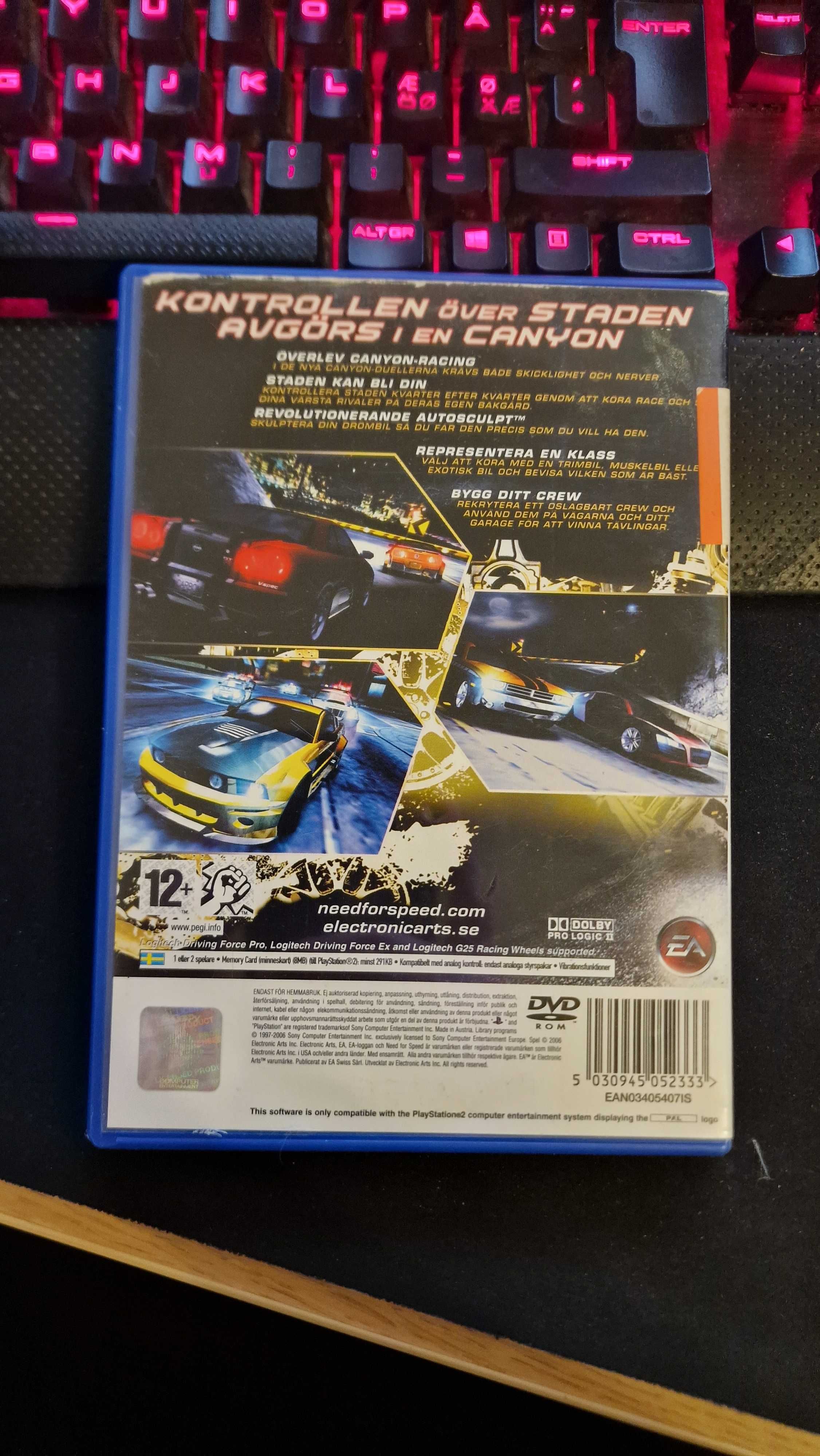 Gra Need for Speed Carbon PS2 Ładny Stan!!! Język Polski w grze