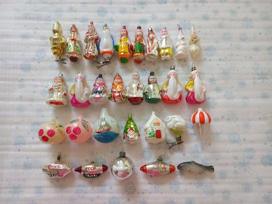 Елочные игрушки СССР