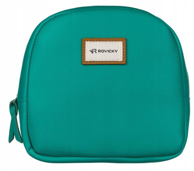 zestaw dwóch kosmetyczek damskich ze skóry ekologicznej - rovicky