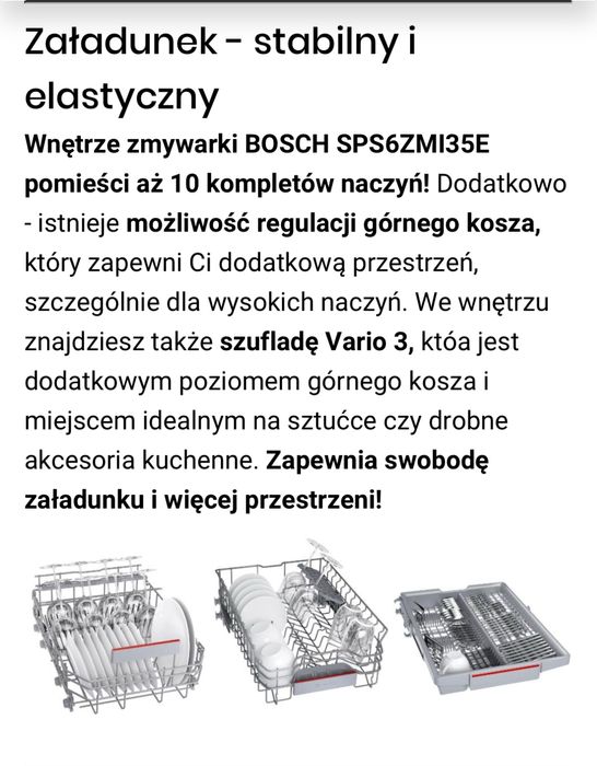 Zmywarka podblatowa Bosch Serie 6 45cm