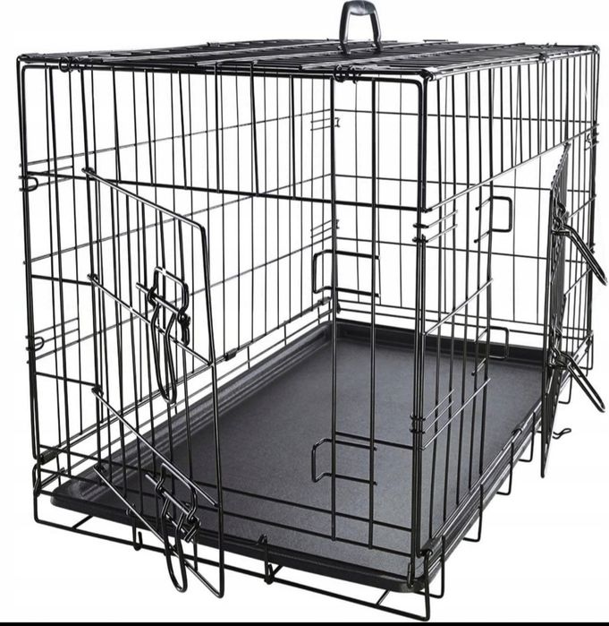 Klatka kennelowa i posłanie 75x52x46