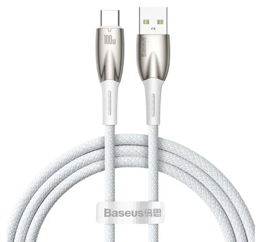 Kabel USB  Typ C 100W z podświetleniem do szybkiego ładowania