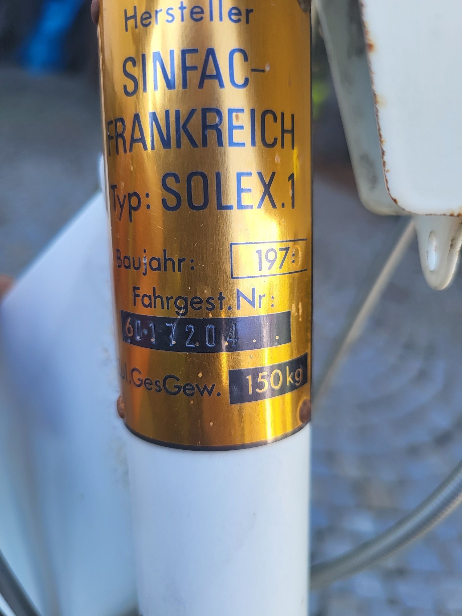 Rower z silnikiem spalinowym, Solex Flash
