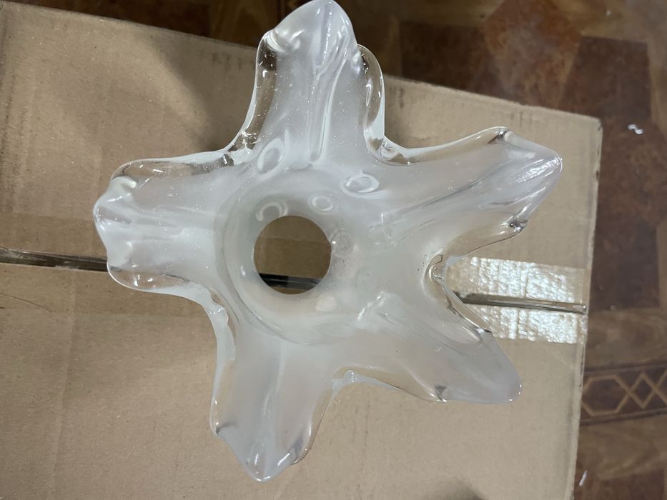 Klosze szklane do żyrandoli 4 sztuki